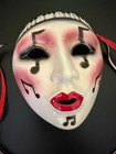 Vintage Mardi Gras Ceramic Music Mask Wall Decor 8    About Face Piano Keys Usa