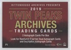 2019 Rittenhouse Twin Peaks Archives Promos Twin Peaks  p1 D8k