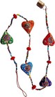 Rastogi Handicrtafts Door Hanging Decorative Cotton Heart In Vibrant Color    