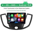 For Ford Transit 150 250 350 2015-2019 Carplay Android 15 0 Car Stereo Radio Gps