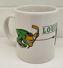 Vintage Echl Louisville Riverfrogs Coffee Mug  Rare 90s Louisville Riverfrogs