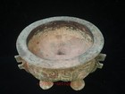 H 6 5   Superb Collected China Ancient Bronze Carving Incense Burner Decoration