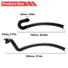 Black Motorcycle Full Exhaust Pipe Muffler System For Yamaha V-star 1100 Xvs1100