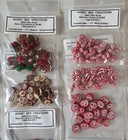 Giant Lot Of Vintage Christmas Themed Handmade Buttons By Honeybee Creations