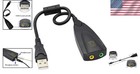 Usb Sound Adapter  3d Virtual Surround Sound For Laptops   Desktops