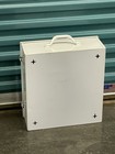 Large  Industrial Metal First Aid Box- Medical Collectible-15  Wide X 16  X 6d