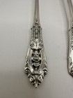 Set Of 6 Wallace Sterling Silver Rose Point Place Fork 7-1 2    337g