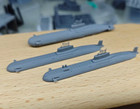 3d Printed - 1pc 1 2000 1 1250 Russian Typhoon Class Nuclear Submarine