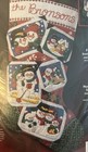 Bucilla Plaid Felt Applique Stocking Kit Frosty Snowman Family Christmas  84939