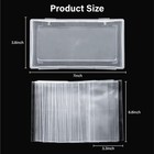 100 Pack Currency Sleeves With Case Us Dollar Paper Bill Money Holders Protector