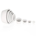 Buchner Funnel Flask Adapter Set  9 In 1 White Filter Adapter Cones  Tapered 