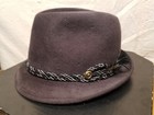 Keith Fedora Hat Velvo Finish Size 7 Original Box Vintage
