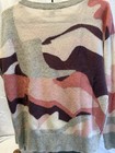 Skull Cashmere Xs Cashmere Crewneck Camo Skull Graphic Knit Pullover Sweater