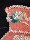 Rare Antique Native American Iroquois Indian Beaded Boot Whimsy Pocket Asis