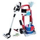 Theo Klein 11pc Kids Pretend Play Cleaning Set W  Mop  Broom    Vacuum  used 