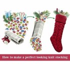 18   Knit Christmas Stockings large Size Knitted Stocking For Gifts And Decor