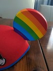 Disney Parks Mickey Mouse Ears Rainbow Heart  Brand New With Tags