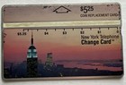 Ny Telephone  5 25 Change Card Empire State Building Coin Replacement