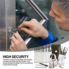 15pcs Unlocking Pick Set Key Extractor Lock Practice Padlock Tool