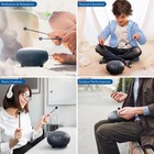Steel Rain Drum 6  Handpan Drum 8 Notes Tongue With 6 In  Navy Blue 