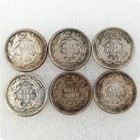 --1863-1868 Seated Liberty Dime--as Shown In The Figure--6 Coins