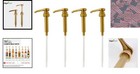 Elegant Coffee Syrup Pumps - Fits Torani  Davinci  Starbucks  Allegro  4 Pack 
