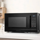 Insignia - 1 1 Cu  Ft  Countertop Microwave  1000w - Black