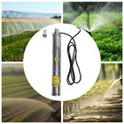 1 Inch Solar Water Pump Deep Well Solar Submersible Pump 1 8 M   h 370w Dc-24v