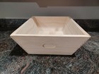 Hand Crafted Wood Pizza And Bread Dough Mixing Box Solid Wood Madia