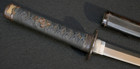 Antique Japanese Edo Wakizashi        Sword Frosty Cutting Temper   Signed Munehisa