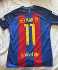 Nike 2016   17 Fc Barcelona  11 Neymar Jr Home Jersey Men Size Medium