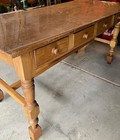 1700s Antique Primitive Farm Table Kitchen 8 Drawers Great For Island