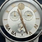 Movado Bold Men s Chronograph Stainless Steel Watch 40mm Silver Gold Tone 126g
