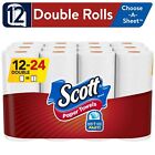 Scott Choose-a-sheet Paper Towels  White  12 Double Rolls