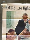 Original 1943 Norman Rockwell Wwii War Bonds Poster-40  X 28 
