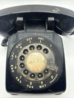 Vtg Bell System Black Rotary Dial Phone C d 500 7-57 Western Electric Untested