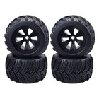 4pcs 170mm Wheel Rim   Tires For 1 8 Monster Truck Traxxas Hsp Hpi Racing Rc Car