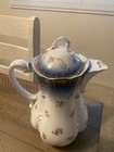 Rare Kpm Germany Flow Blue   Floral Coffee chocolate Pot