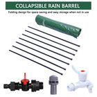 100 Gallon Collapsible Rain Barrel  Portable Water Storage Tank With Filter Spig