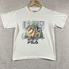 Vintage Us Open 1997 T-shirt Adult Small  Nyc Fila Tennis New York City Queens