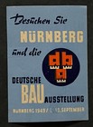 Travelstamps  1949 Germany Poster Stamp - German Building Exhibition  Nuremberg 