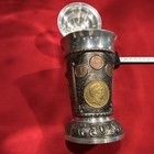 Limited Edition 59 200 German Pewter Stein  W  Coin Motifs From 1914 To 1905
