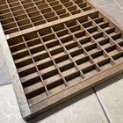 Antique Hamilton Printer s Drawer Letterpress Type Tray Shadowbox Free-freight  
