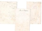 3 Antique Cards With Birds  Reward Of Merit  Teacher To Student