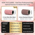 Mini Sanding Bands For Nail Drill  Precision 200pcs 180 Grit Small  180 Pink