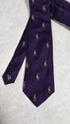 Polo Ralph Lauren Purple Pony Silk Tie Boys Youth Made In Italy Box See Photos 