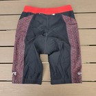 Tyr Mens 9  Competitor Tri Triathlon Padded Shorts Black red Size  S New No Tag