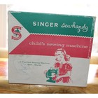 Singer Model 20 Sewhandy Child s Toy Sewing Machine Box No Clamp Sew Handy Beige