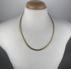 Gld 18    Cuban Link Chain In Yellow Gold Plated  - 5mm