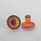 12 Teddy Bear Eye Stuffed Animal Celluloid Plastic 11 32  Dia Vintage Original